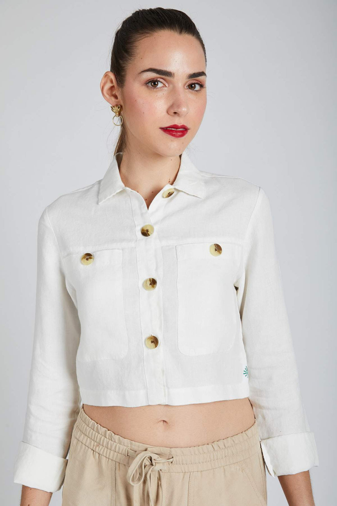 B Label Nova Crop Shirt