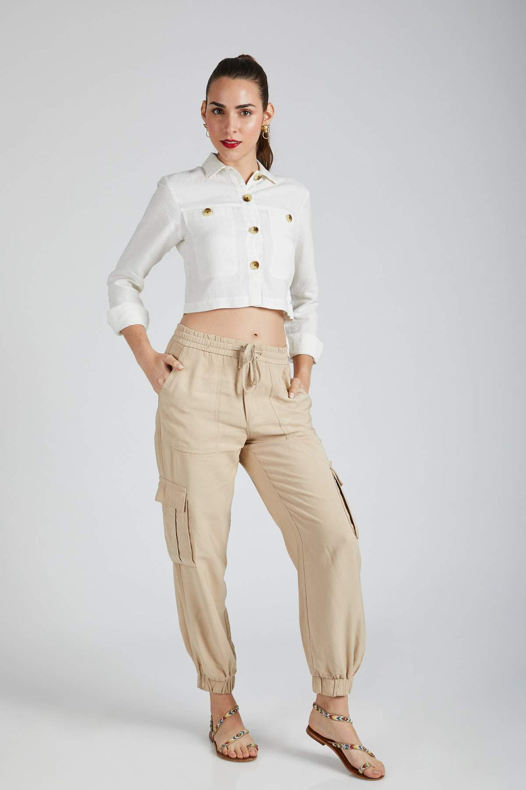 B Label Nova Crop Shirt