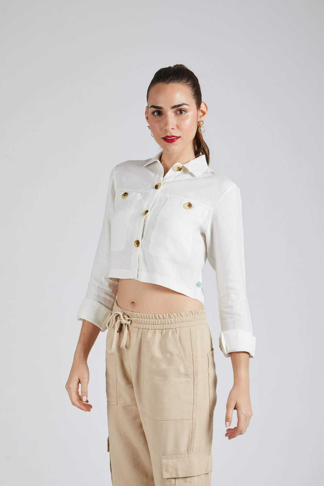 B Label Nova Crop Shirt