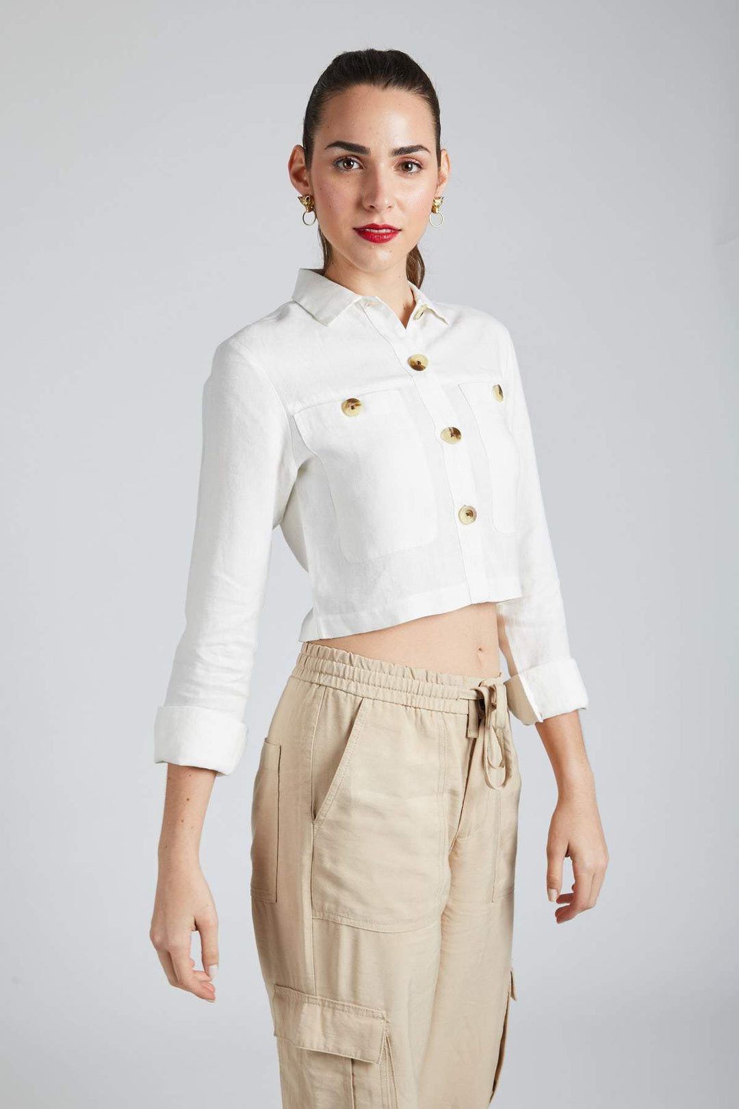 B Label Nova Crop Shirt
