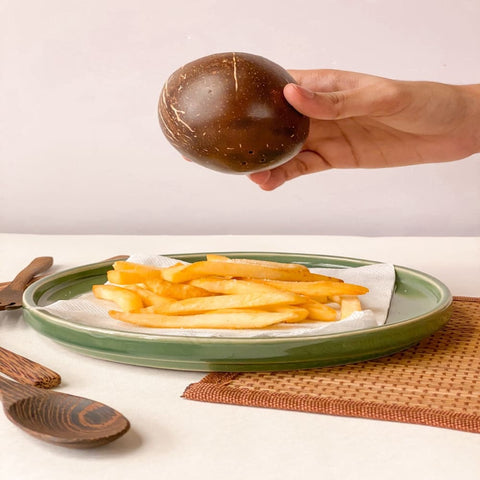 ONEarth Salt & Pepper Coconut Shell Shakers
