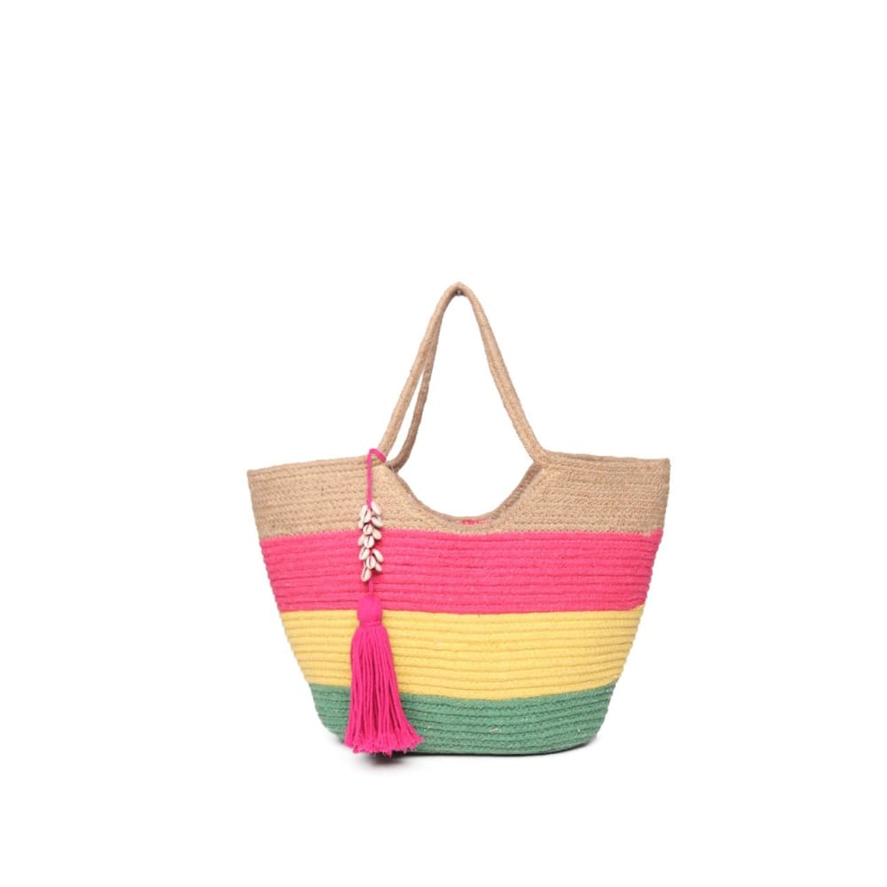 ONEarth Colourfull Jute Tote Bag