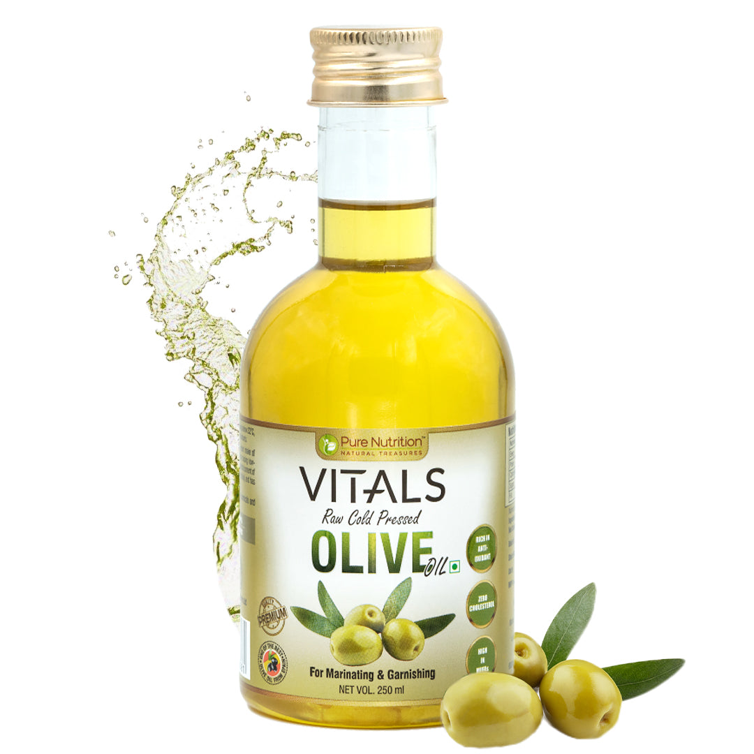 Pure Nutrition Vitals Raw Cold Pressed Olive Oil - 250ml