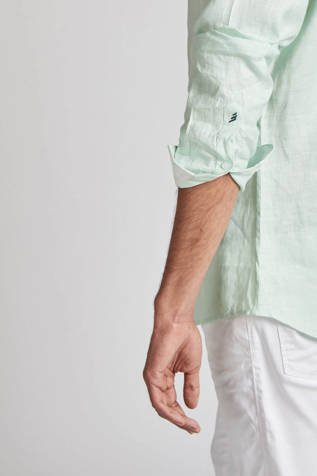 B Label Orbit Contrast Collar Shirt