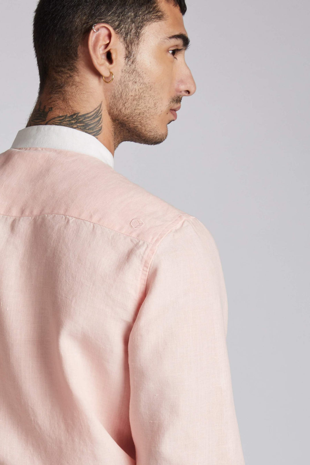 B Label Orbit Contrast Collar Shirt