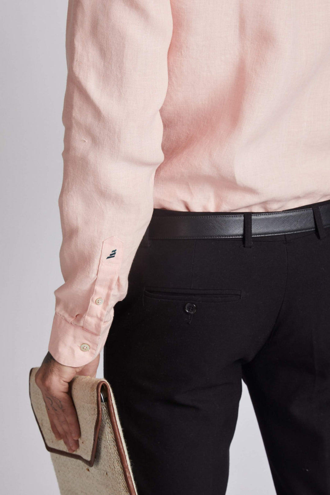 B Label Orbit Contrast Collar Shirt