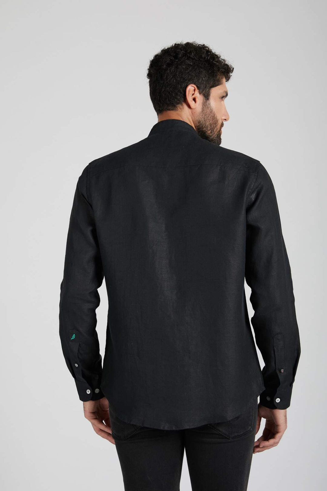 B Label Origin Mandarin Collar Shirt