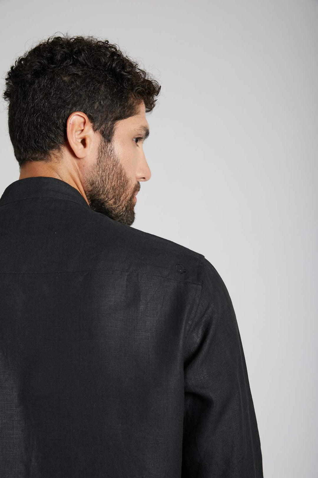 B Label Origin Mandarin Collar Shirt