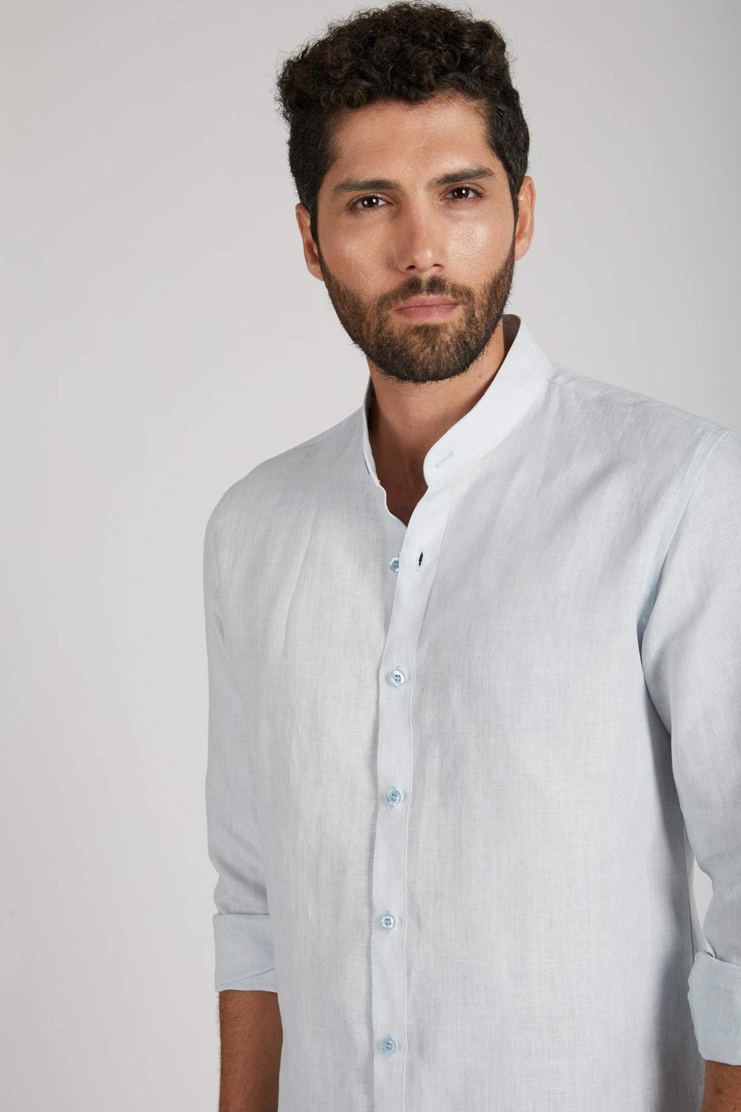 B Label Origin Mandarin Collar Shirt