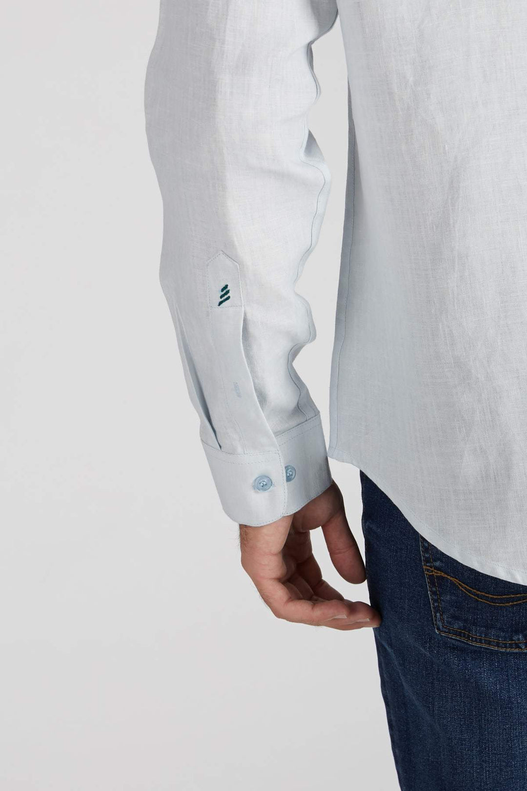 B Label Origin Mandarin Collar Shirt