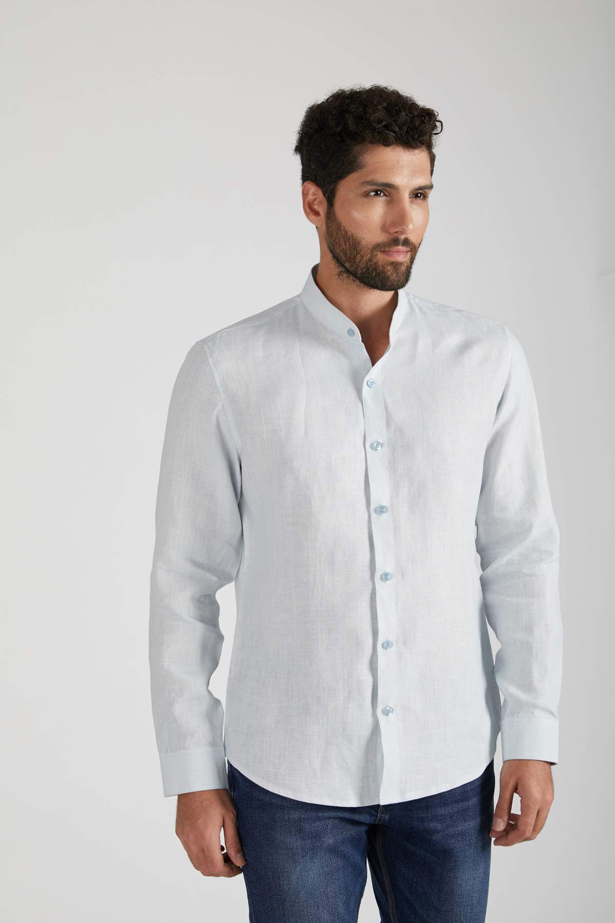 Origin Mandarin Collar Shirt