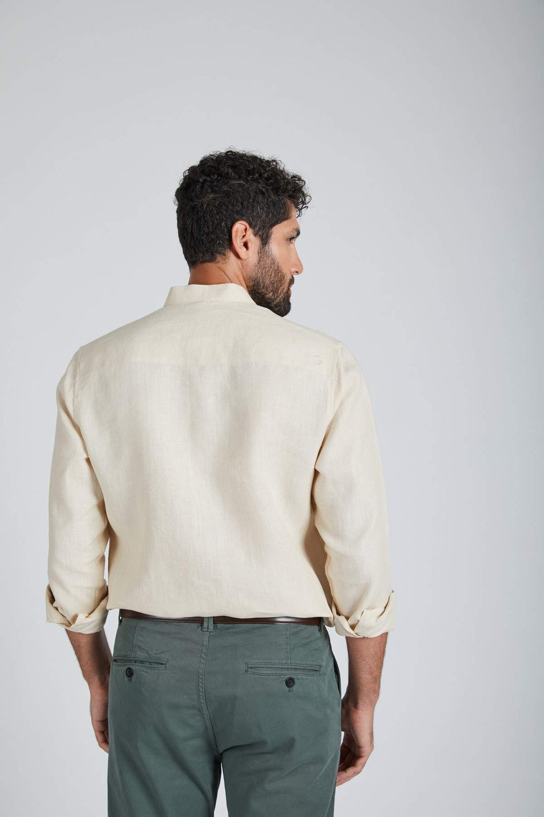 B Label Origin Mandarin Collar Shirt