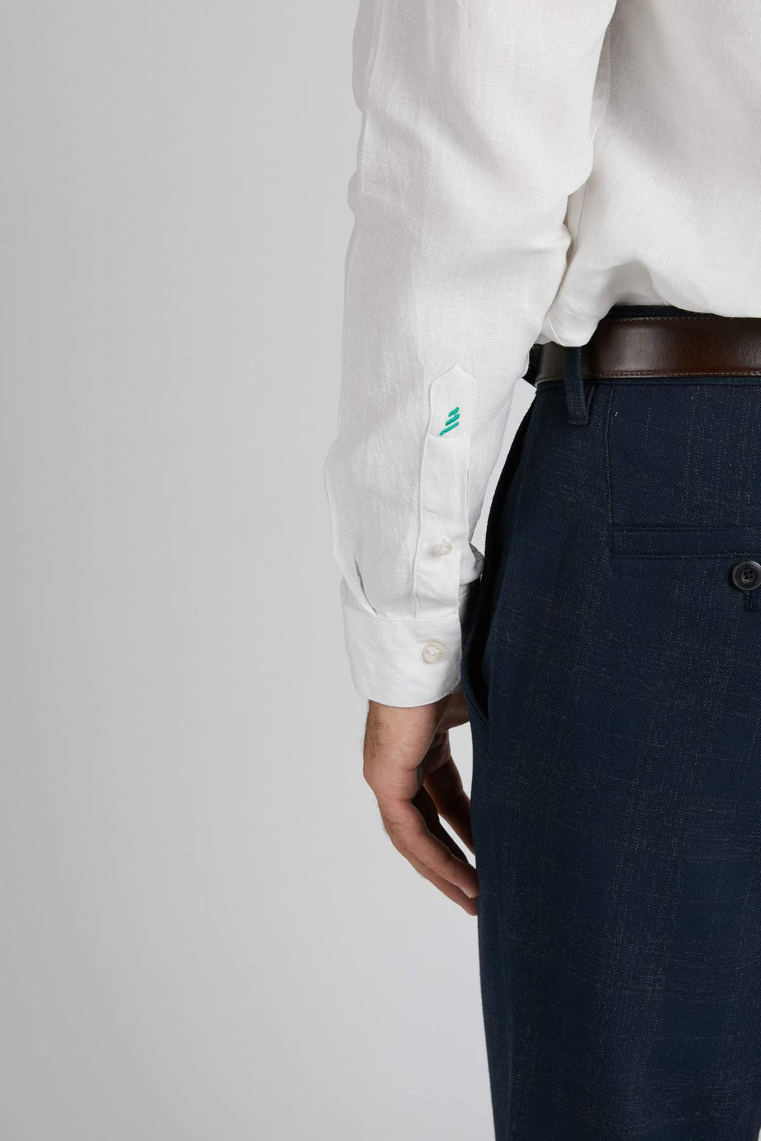 B Label Origin Mandarin Collar Shirt