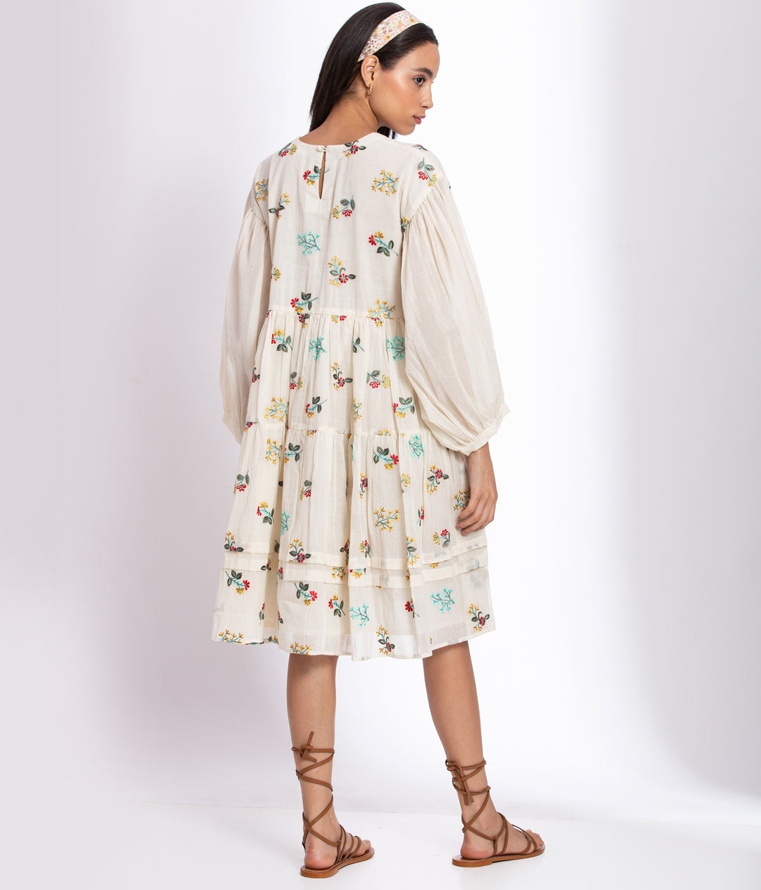 Flower Field Mid length Dress