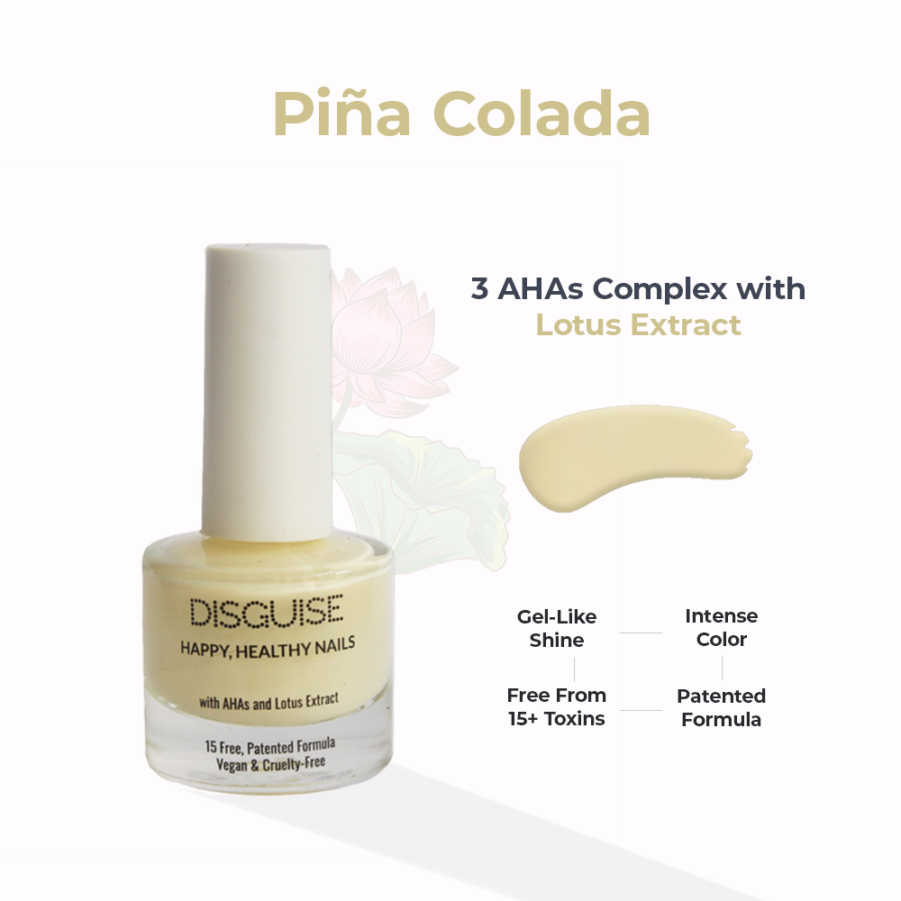 Piña Colada 117, 21 TOXIN FREE | WITH AHA & LOTUS EXTRACT | INTENSE COLOR