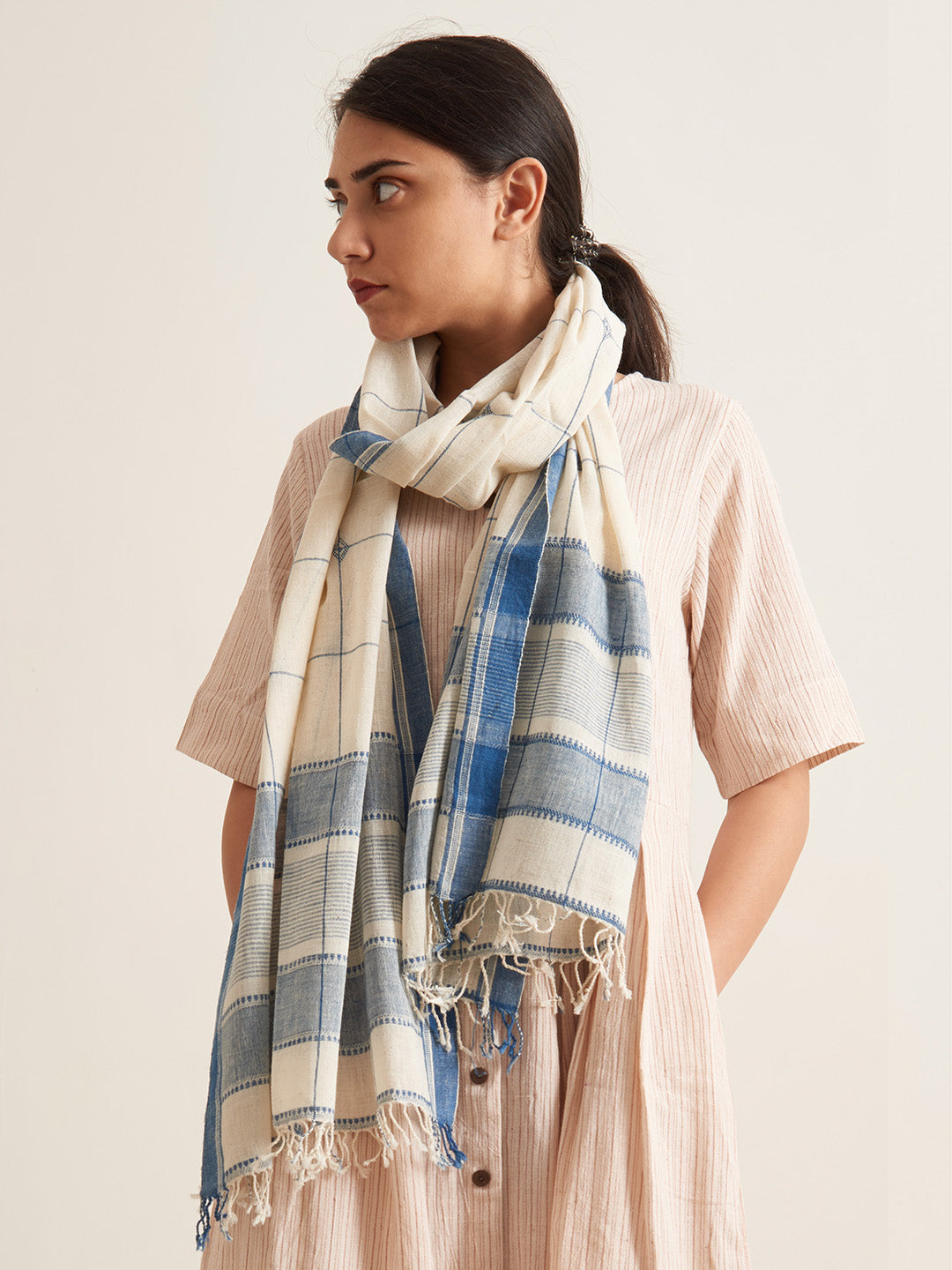 Patrah Indigo weave design