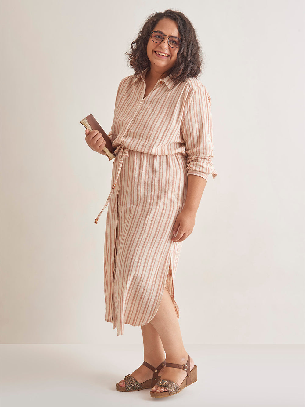 Patrah Vintage Kala Cotton Shirt Dress