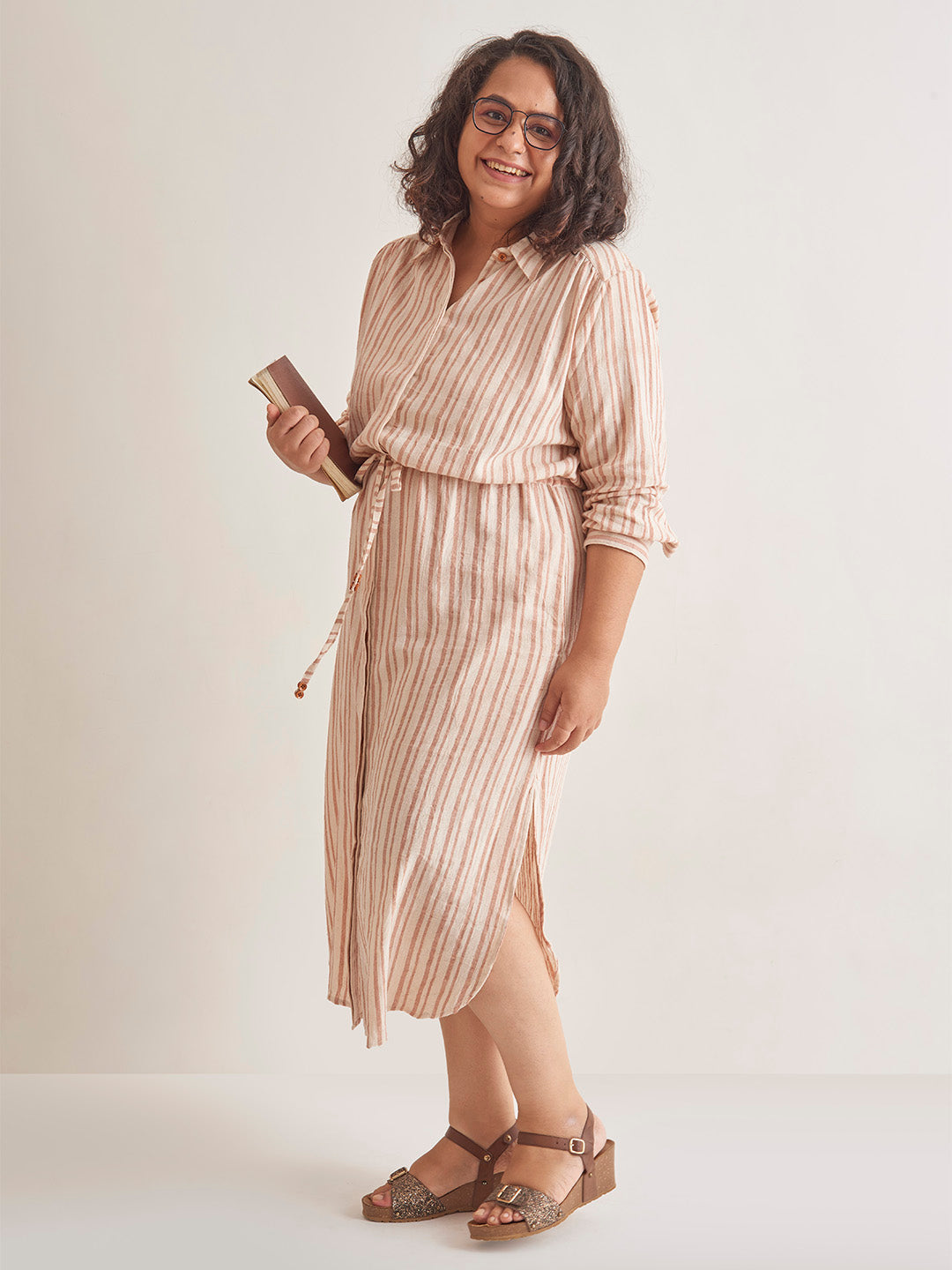 Patrah Vintage Kala Cotton Shirt Dress