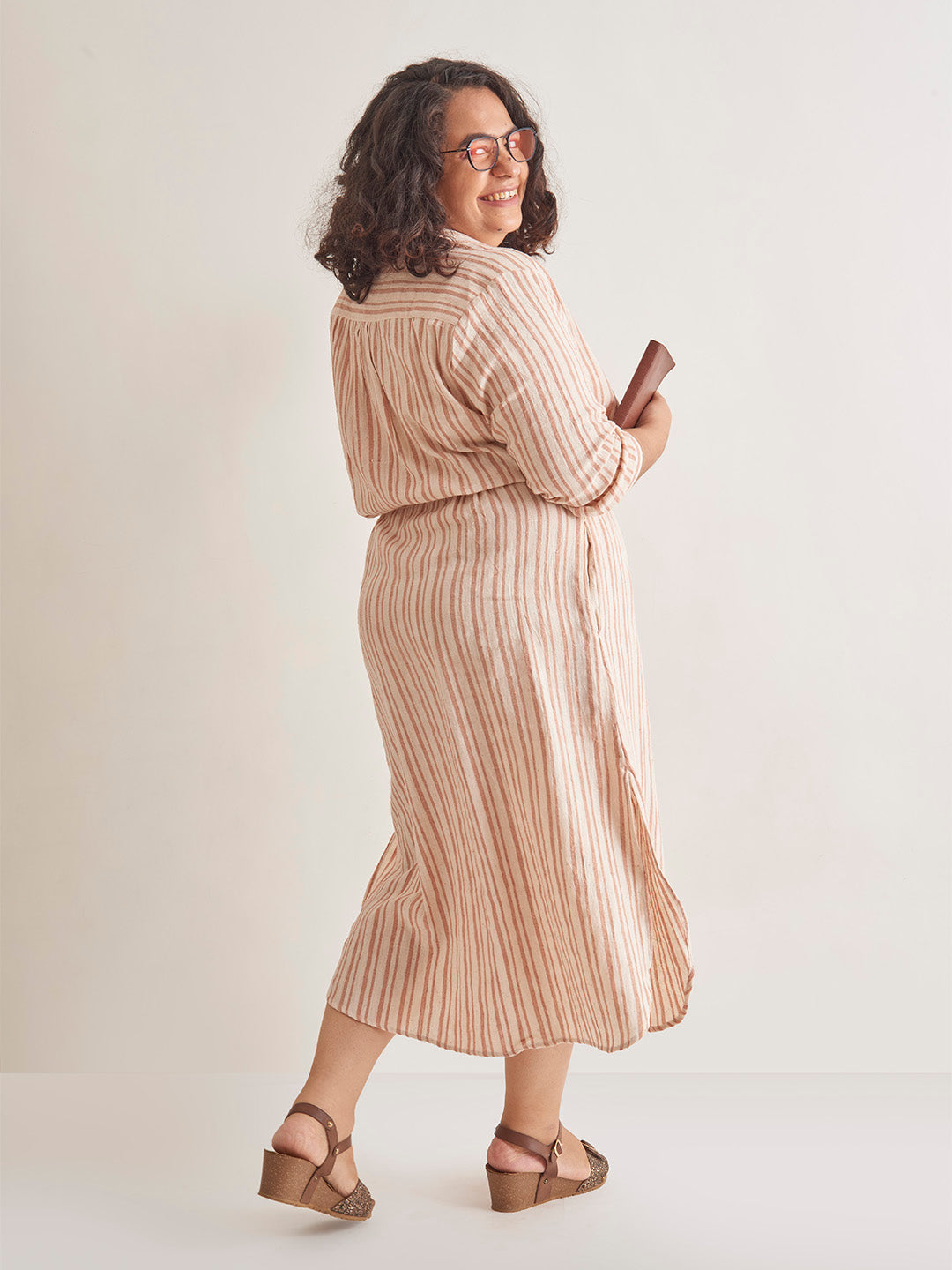 Patrah Vintage Kala Cotton Shirt Dress