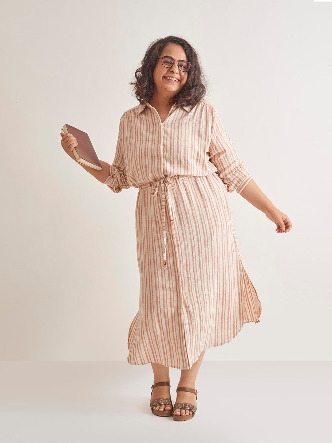 Patrah Vintage Kala Cotton Shirt Dress