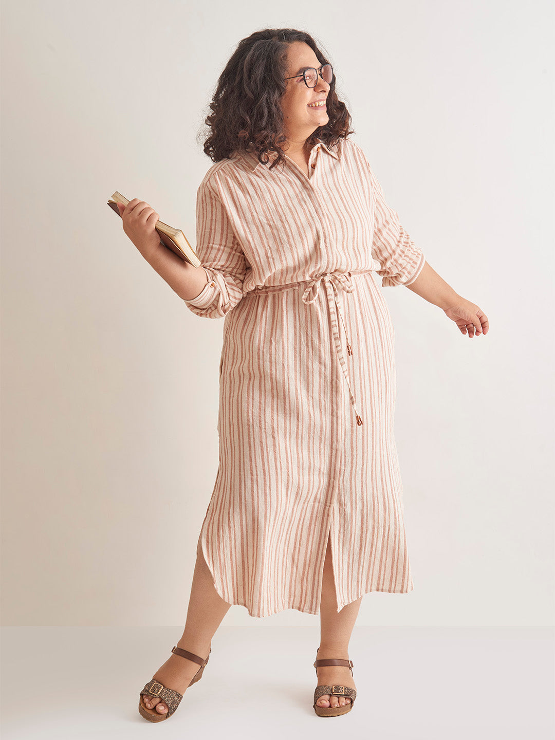 Patrah Vintage Kala Cotton Shirt Dress