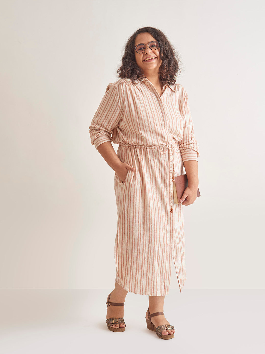 Patrah Vintage Kala Cotton Shirt Dress