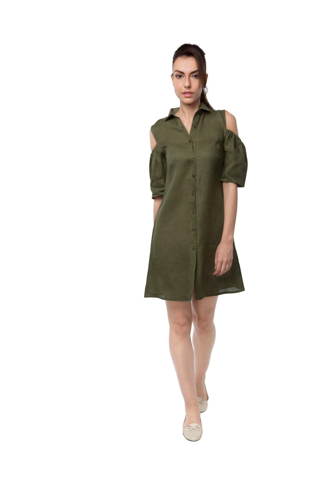 B Label Pine Sleeve Cut Out Dress