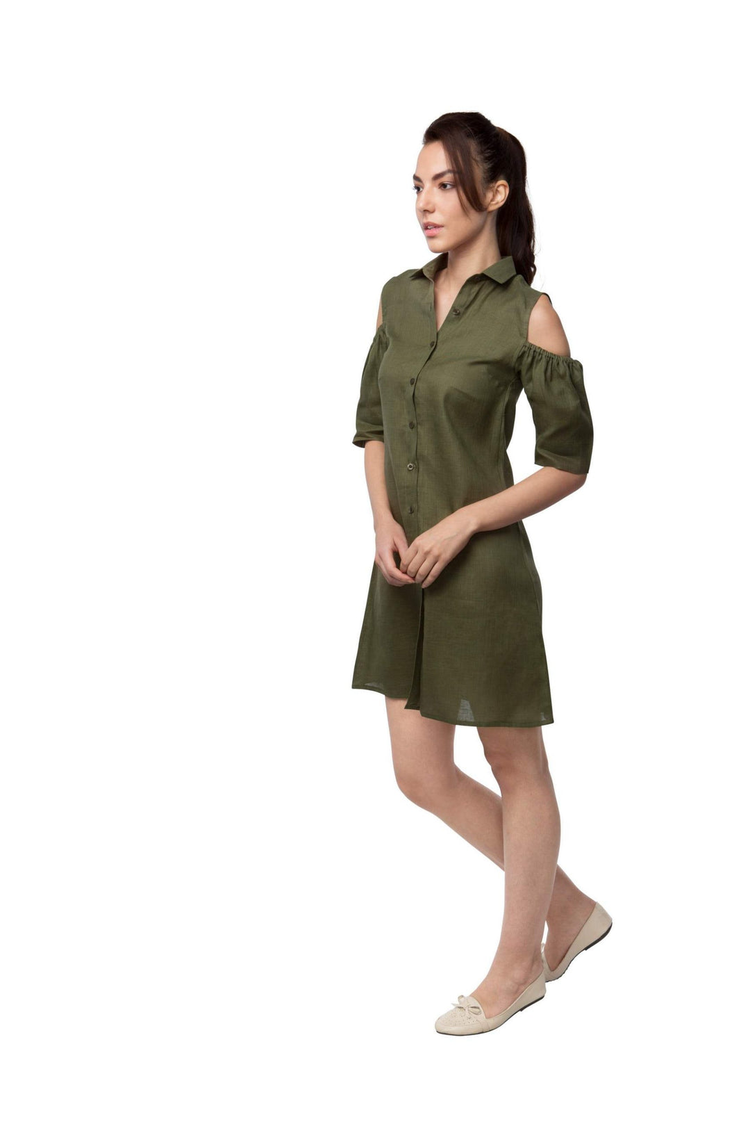 B Label Pine Sleeve Cut Out Dress