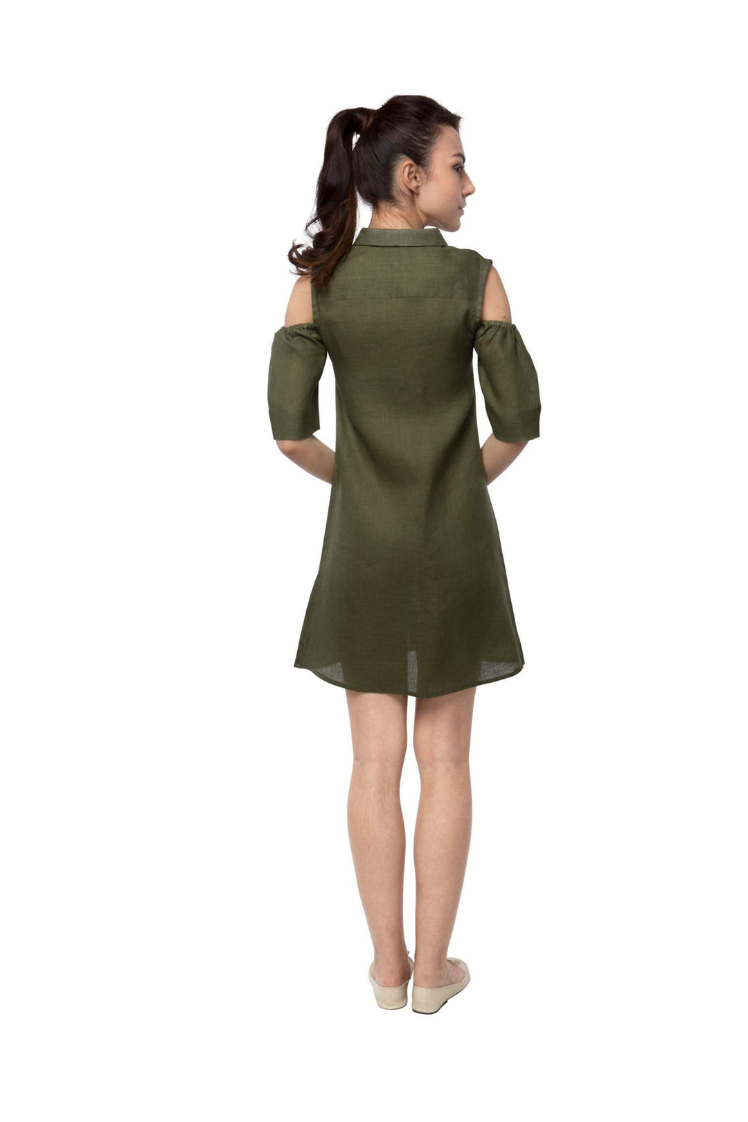 B Label Pine Sleeve Cut Out Dress