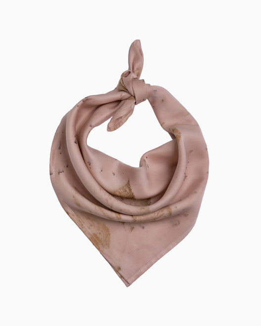 The Conscious Closet Berries Slate Bandana | Eco-Printed