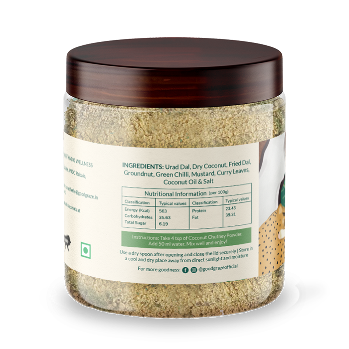 Good Graze Pudina Coconut Chutney - 125 grams