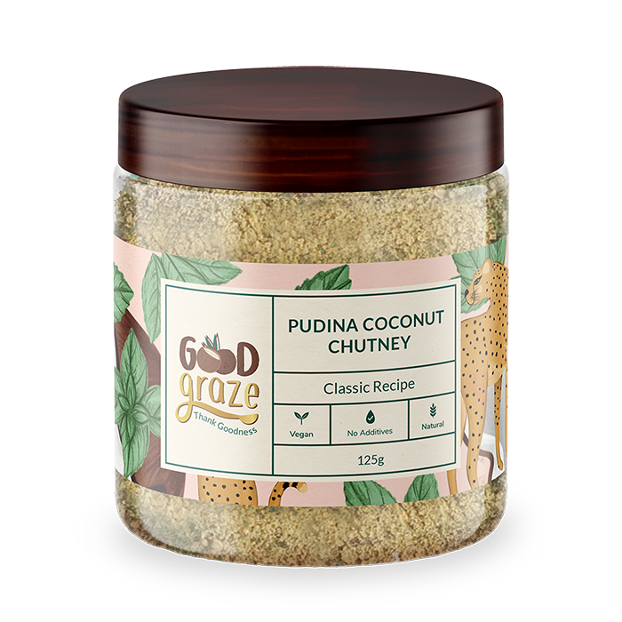 Good Graze Pudina Coconut Chutney - 125 grams