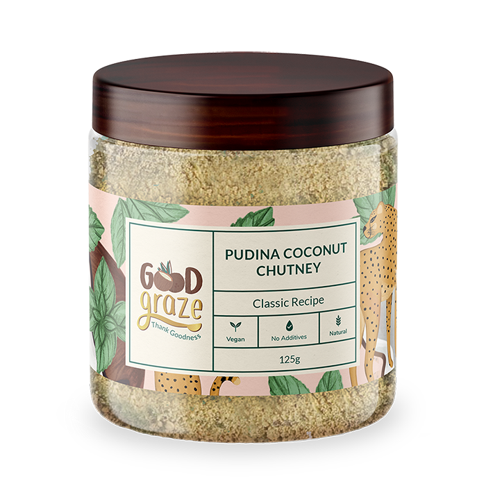 Pudina Coconut Chutney - 125 grams