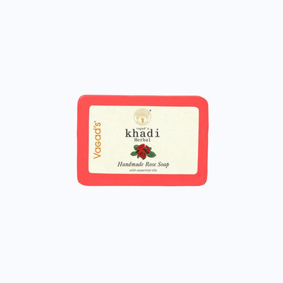 Vagad's Khadi Rose Soap (Pack of 3)