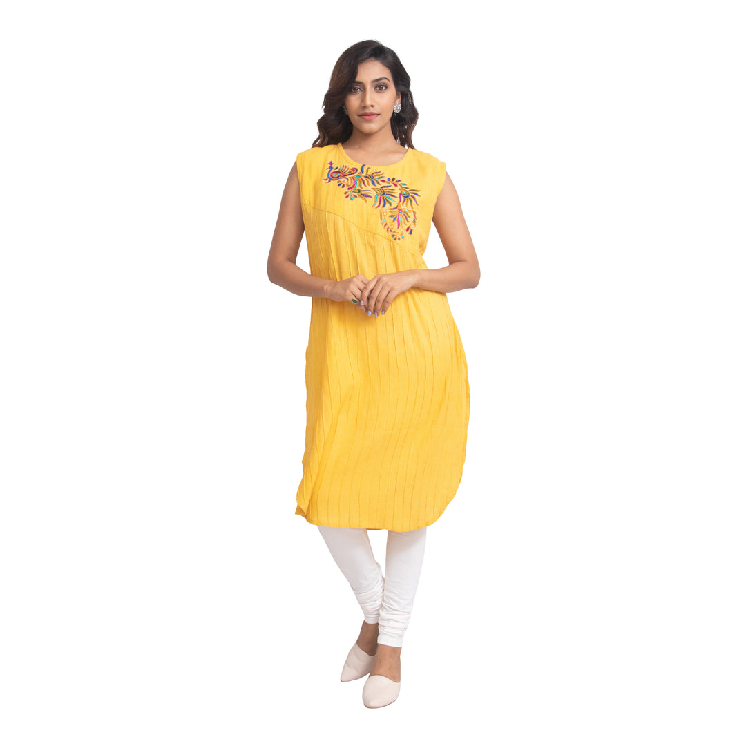 Agati Design Rati Yellow Kurti