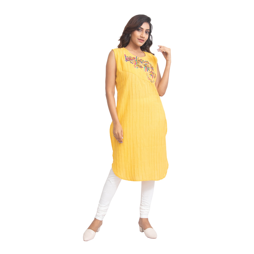 Agati Design Rati Yellow Kurti