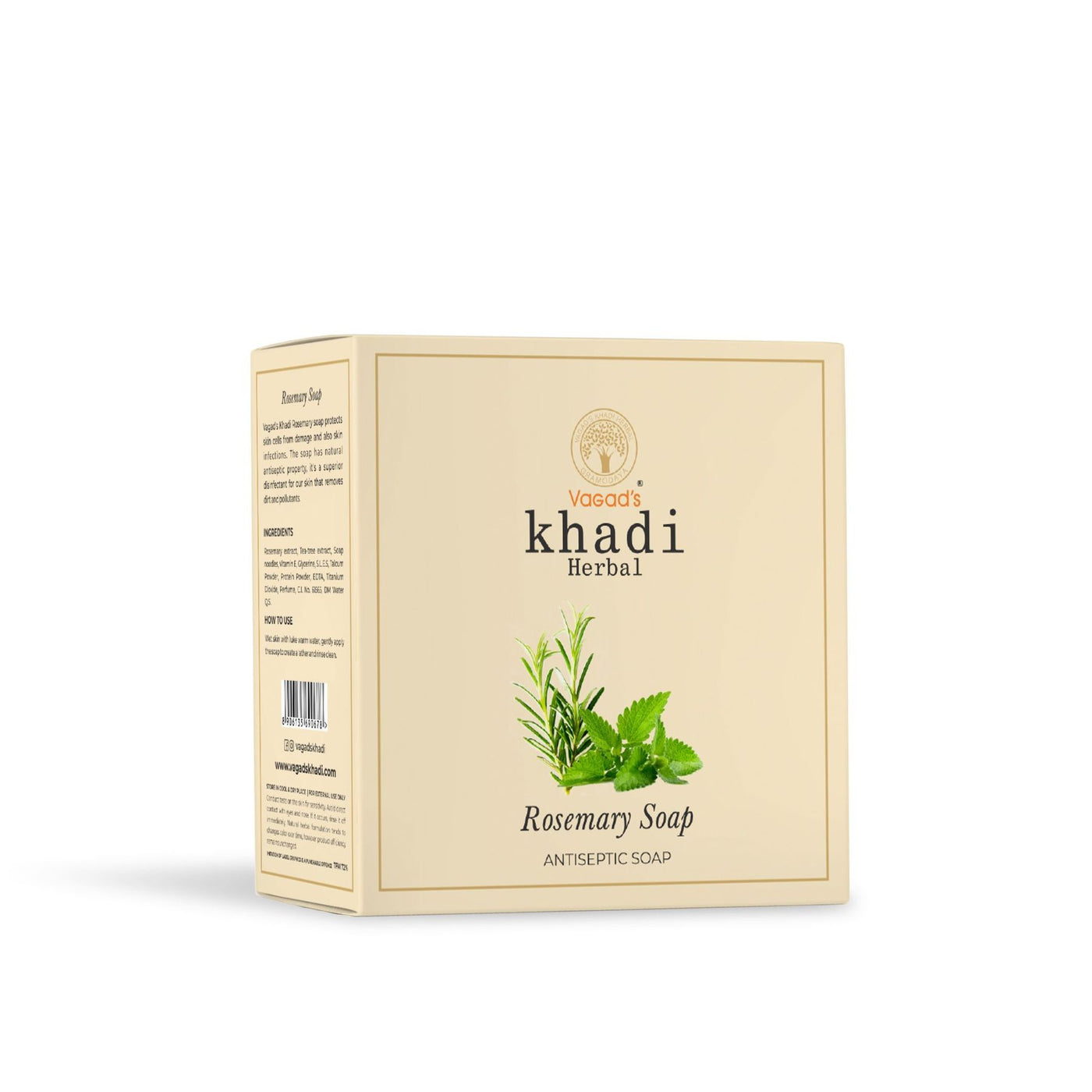 Vagad's Khadi Rosemary Soap (Pack of 3)