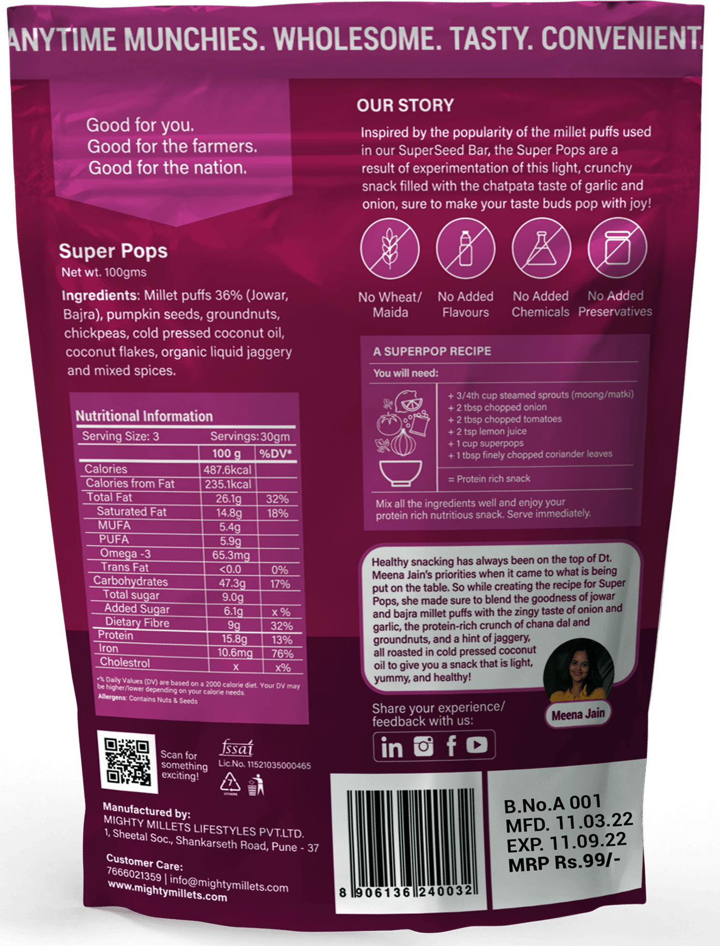 SuperPops 100g