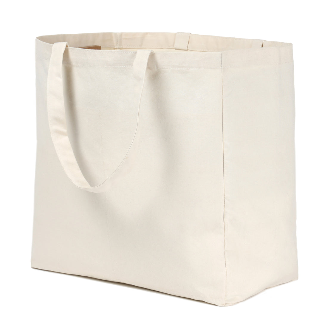 Akiiko Classic Canvas Shopper Tote | Cotton Canvas, Inner Pockets