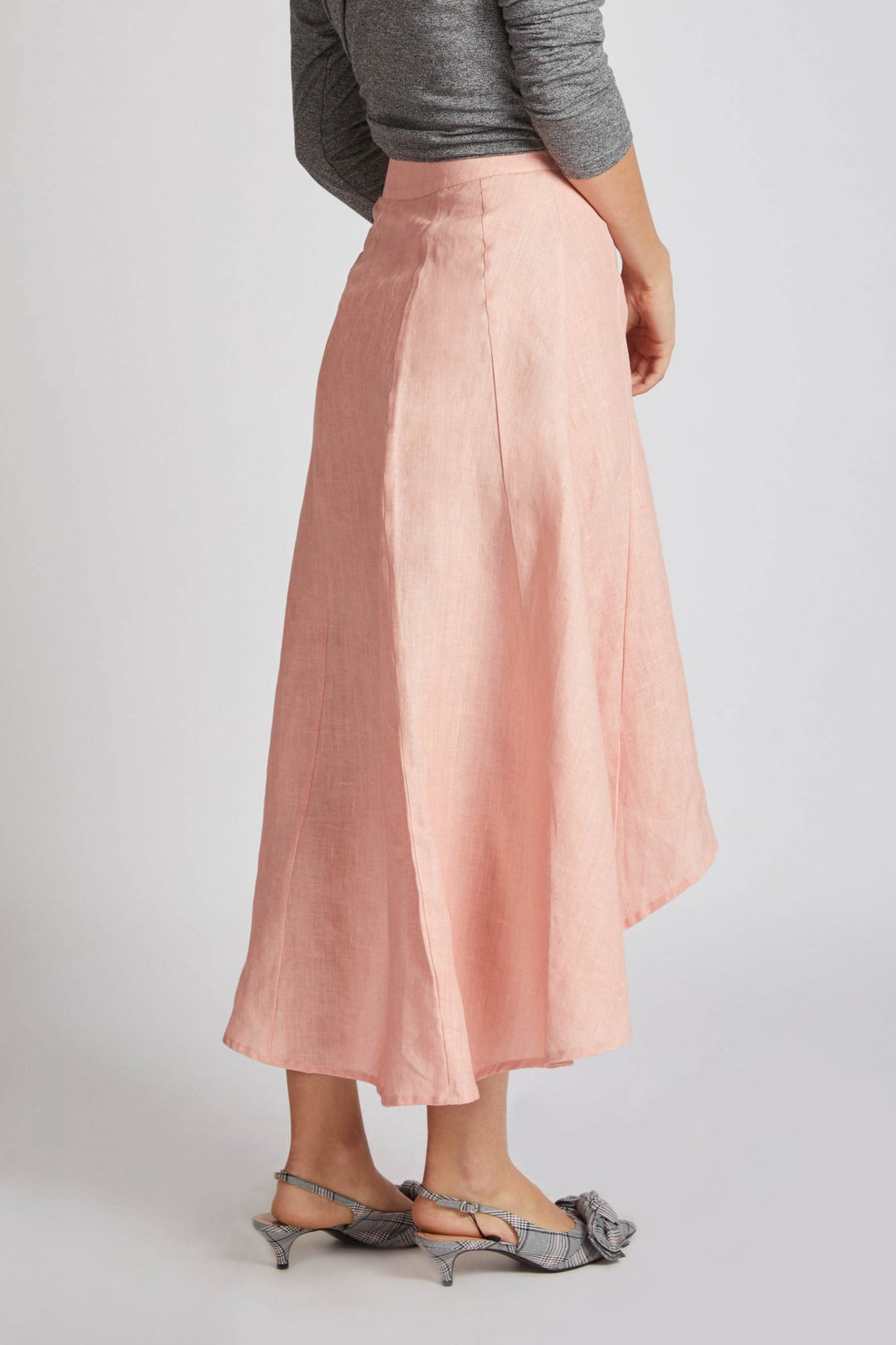 B Label Sail High Low Skirt