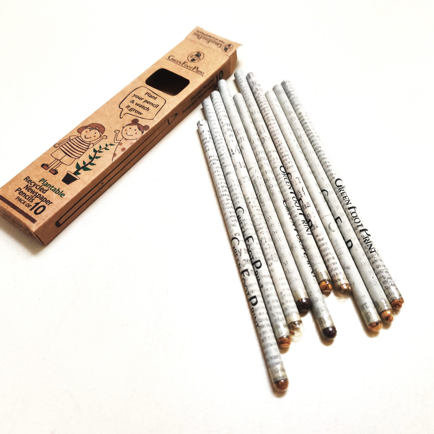 Plantable Recycled News paper Seed Pencils
