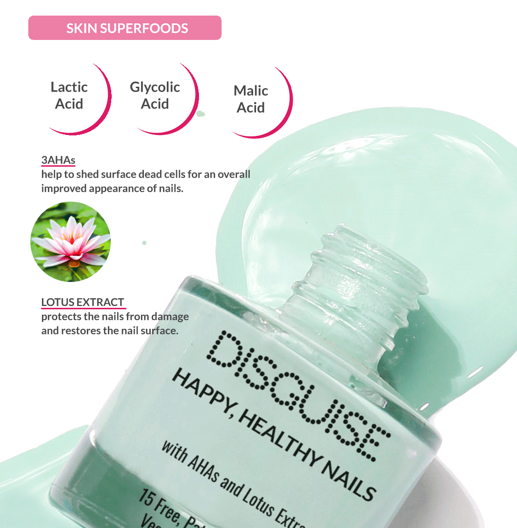 Disguise Cosmetics Flamingo Pink 111, 21 TOXIN FREE | WITH AHA & LOTUS EXTRACT | INTENSE COLOR | 9 ml