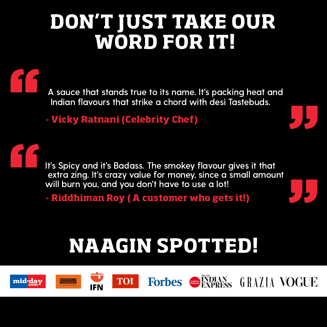 Naagin Sauce - Indian Hot chilli spicy Sauce Smoky Bhoot (230g)