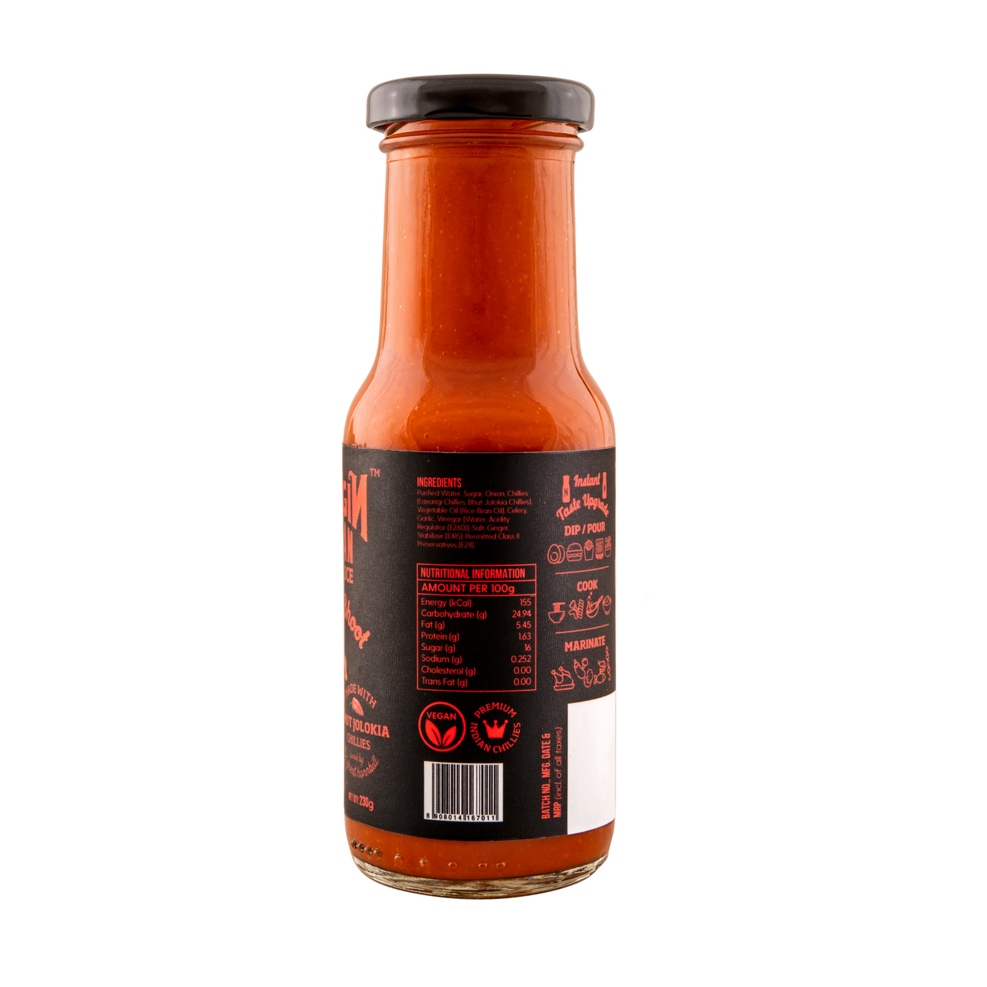Naagin - Indian Hot chilli spicy Sauce Smoky Bhoot (230g)