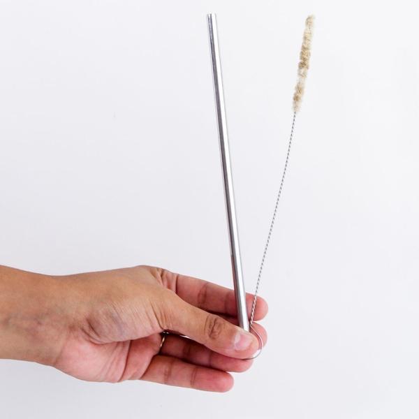 Clan Earth Steel Straw + Straw Cleaner