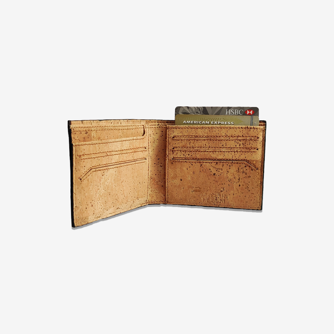 Clan Earth Kakapo Bifold Cork Wallet