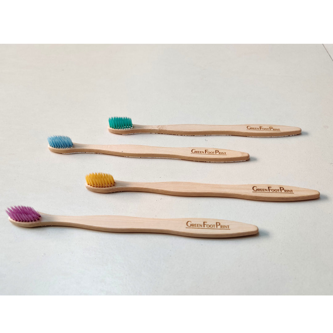 Greenfootprint Natural Bamboo Toothbrush| Pack of 2