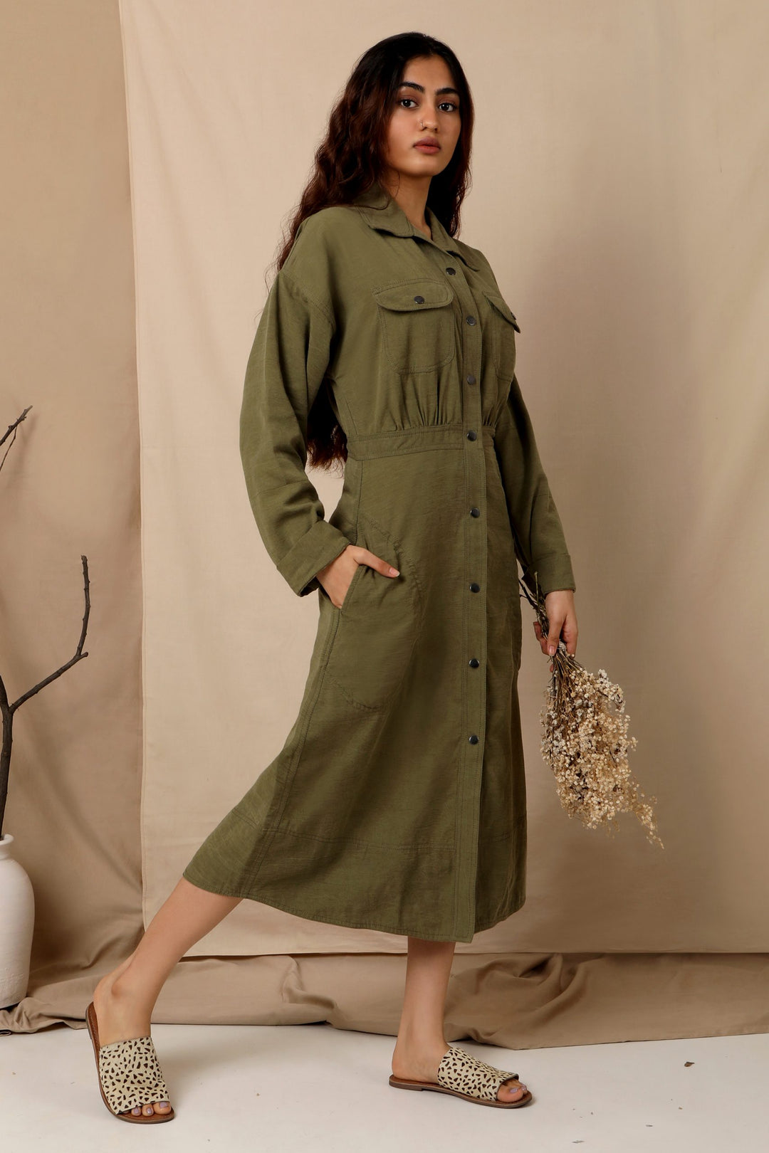 The Terra Tribe Osaka Midi Dress