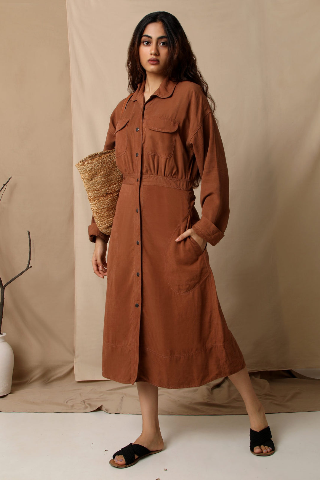 The Terra Tribe Osaka Midi Dress