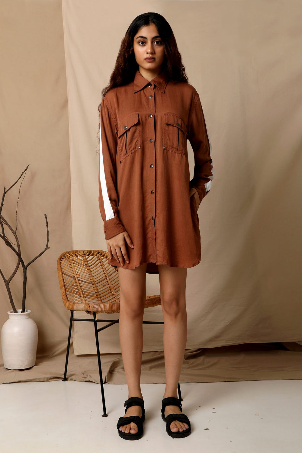 The Terra Tribe Joshua Shirt Dress